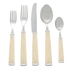 5 Piece Place Setting of Colonna in Bone