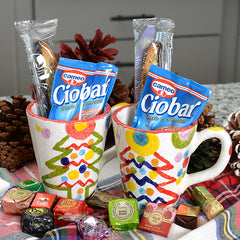 Holiday Gift Set with POP Christmas Mugs