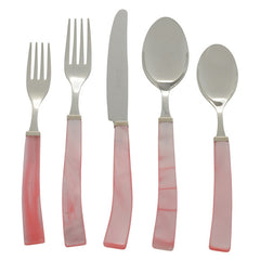 Pink Five Piece Place Setting