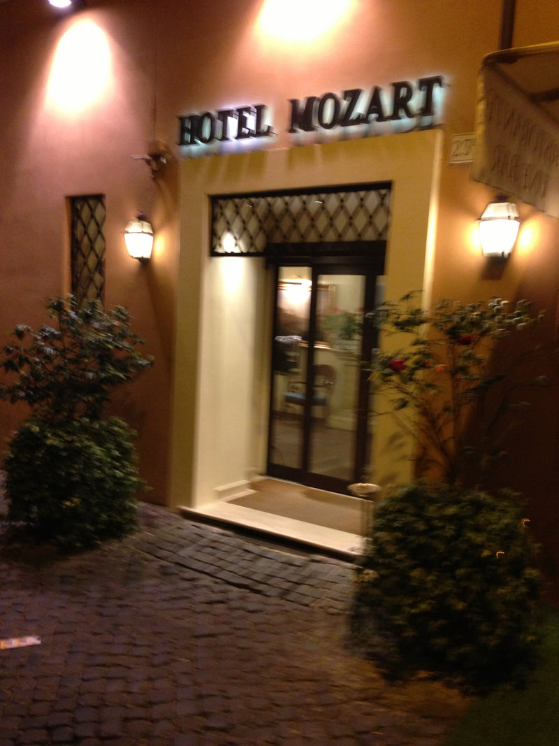 Home sweet away from home. Hotel Mozart on Via del Greci, a...