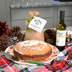 Holiday Gift with Montagne Invernali Cake Plate
