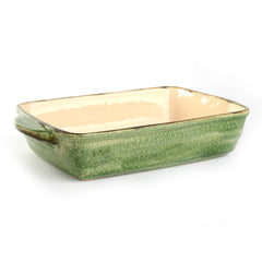 Da Forno Green Rectangular Casserole