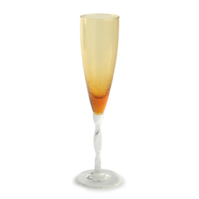 Gran Paradiso Amber Champagne Flute