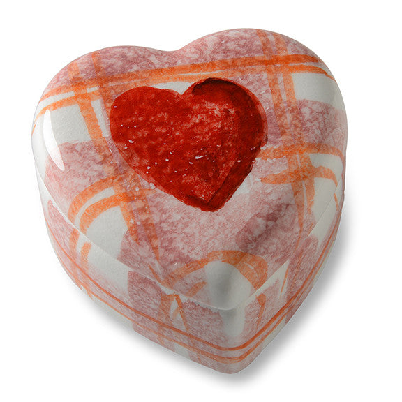 Amore Large Heart Candle