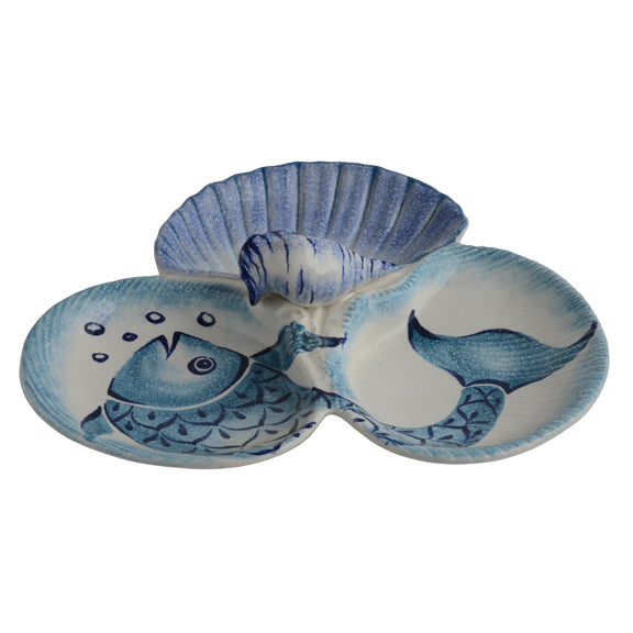 Mediterraneo Three Section Antipasto Dish