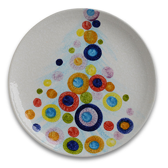 POP Christmas Tree Round Platter