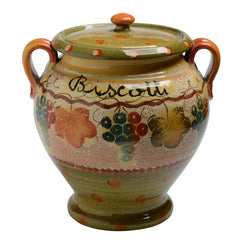 Biscotti Jar with Handles 