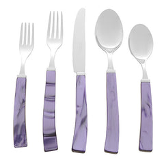 5 Piece Place Setting of Via Veneto in Purple